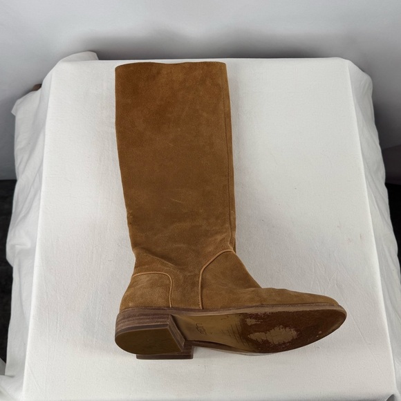 Ugg Daley Knee High Equestrian Riding Suede Boots in Brown Size 8 - Picture 4 of 10